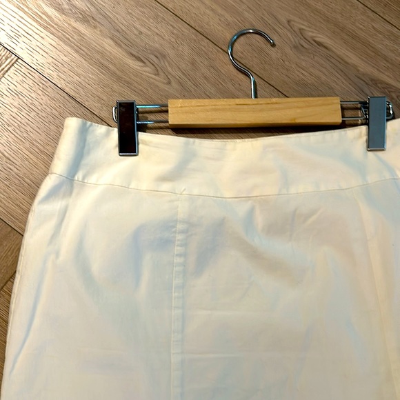 Gap white cotton Aline skirt size 12 🟢 - Picture 3 of 5